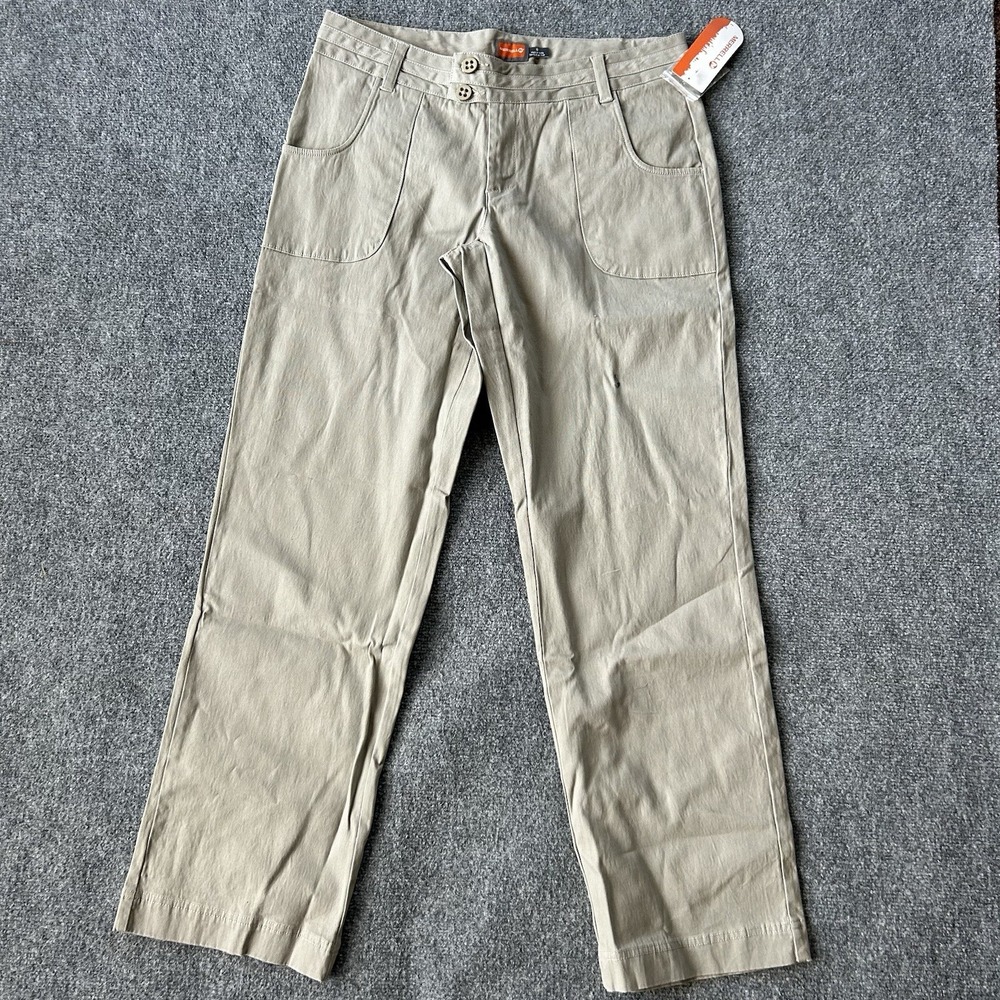 Merrell Pants Women's 8 Daphne Stone Tan Mid Rise Stretch‎ Cotton Utility Canvas